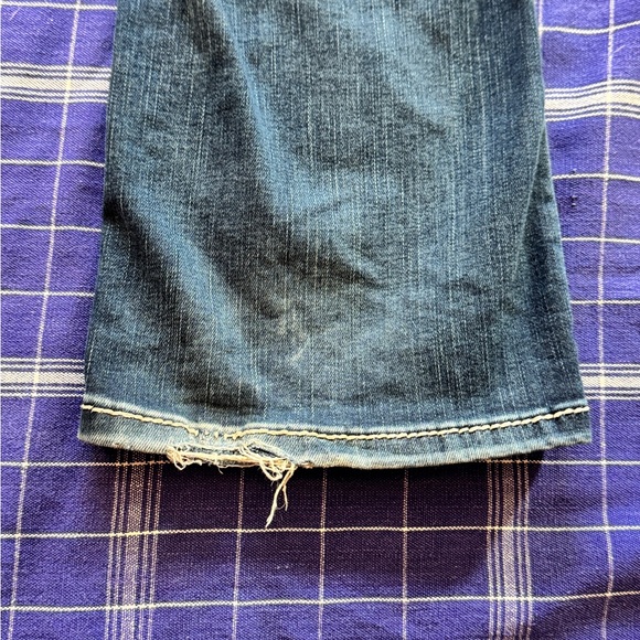 Miss Me Dark Blue Denim Jeans Mid-Rise Boot Size 25 - Picture 12 of 15